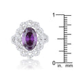 Amethyst Oval Classic Ring