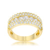 Luna 1.1ct CZ 14k Gold Classic Band Ring