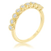 Bea 0.27ct CZ 14k Gold Delicate Band