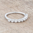 Bea 0.27ct CZ Rhodium Delicate Band