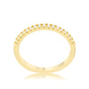 Rina 0.11ct CZ 14k Gold Delicate Band Ring