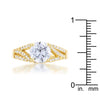 Irine 2.3ct CZ 14k Gold Classic Ring