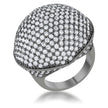 Dara 4.75ct CZ Hematite Dome Cocktail Ring