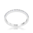 Teresa 0.5ct Clear CZ Stainless Steel Eternity Band