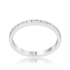 Teresa 0.5ct Clear CZ Stainless Steel Eternity Band