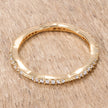 .42Ct Dainty 18k Gold Plated Micro Pave CZ Stackable Eternity Ring