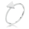 Stainless Steel Triangle Stackable Ring