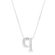 Pave Initial Q Pendant