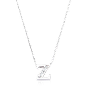 Pave Initial Z Pendant