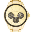 Chrono Gold Metal Watch