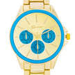 Chrono Gold Metal Watch