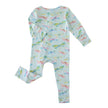 PoshTOT Dragonfly Bamboo Baby Convertible Zippy Romper