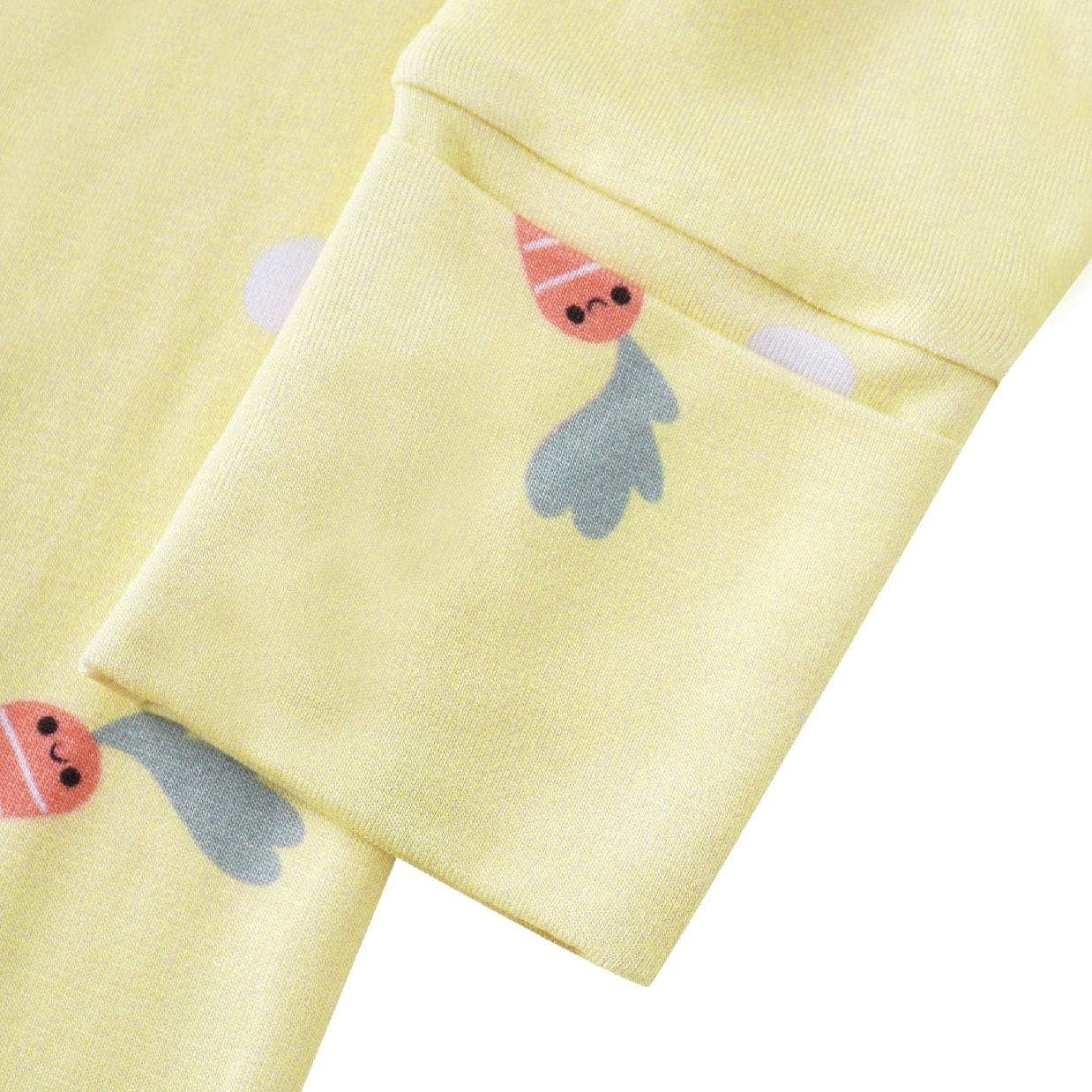 PoshTOT Carrot Bamboo Baby Convertible Zippy Romper
