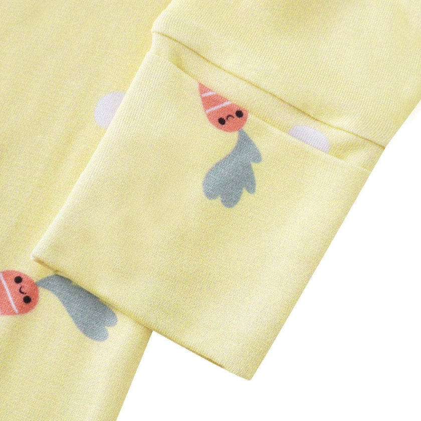 PoshTOT Carrot Bamboo Baby Convertible Zippy Romper