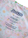 PoshTOT Spring Floral Bamboo Baby Convertible Zippy Romper