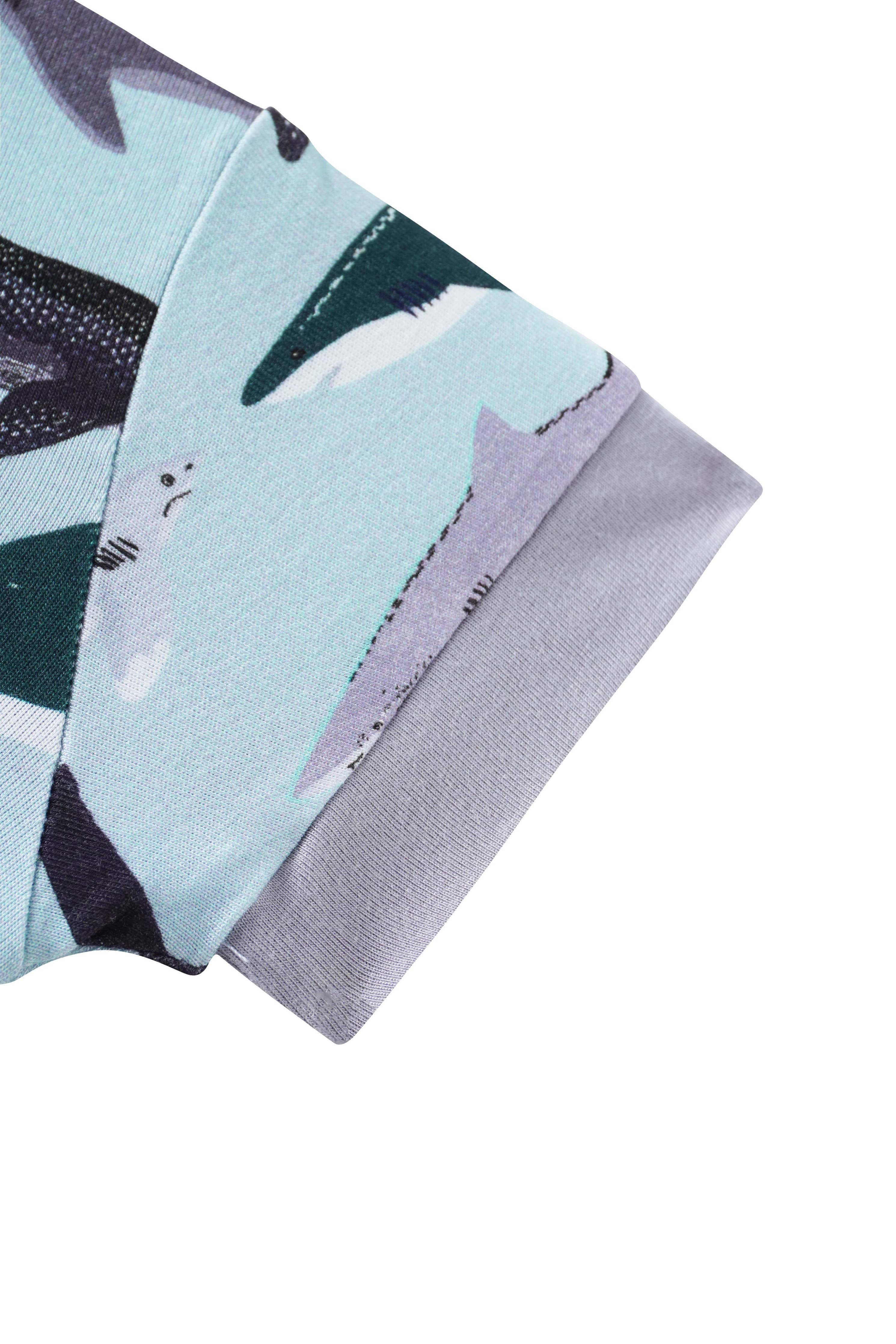 Posh TOT Shark Frenzy Bamboo Shorty Romper