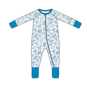 Bows & Seashells  Footies