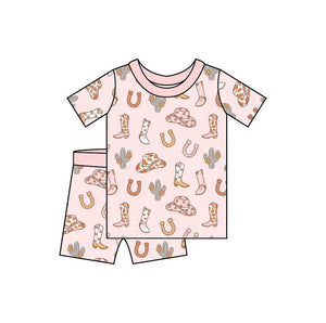 Desert Darling non-ruffle | Two-Piece Short Sleeve Pajama Set