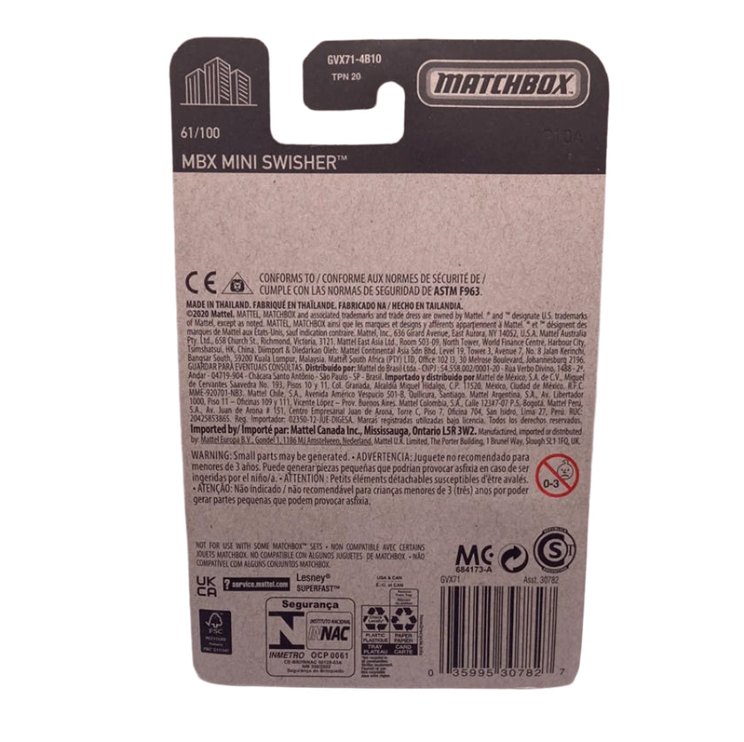 Matchbox MBX Swisher Diecast