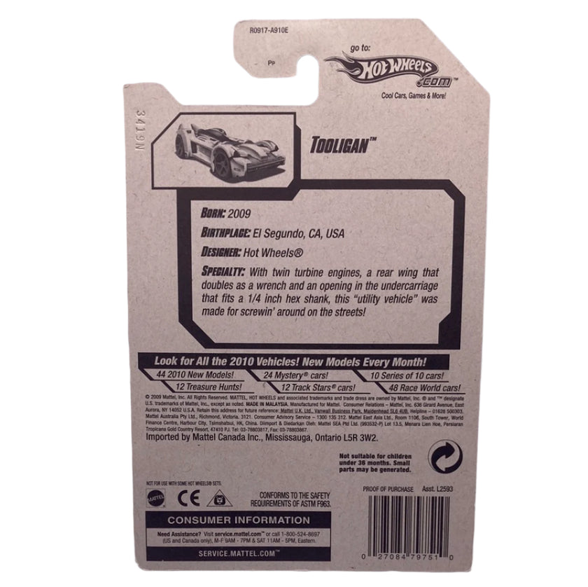 Hot Wheels Tooligan Diecast