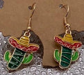 Cactus earrings