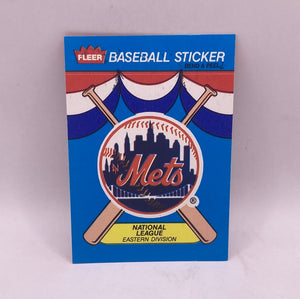 Fleer Baseball Sticker Sports Card