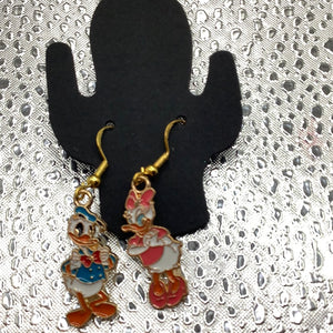 Donald and Daisy earrings