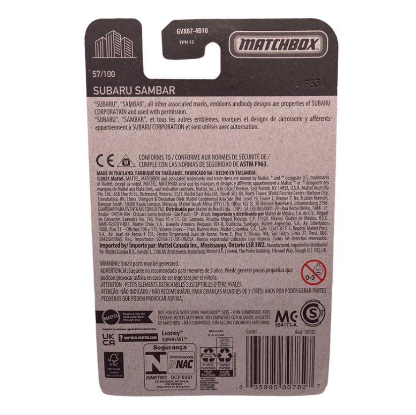 Matchbox Subaru Sambar