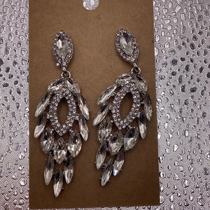 Shiny crystal earrings