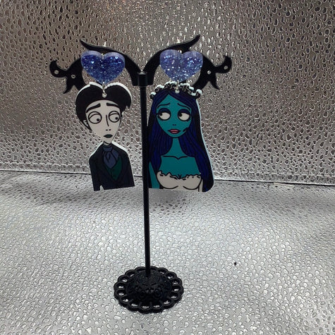 Corpse bride earrings