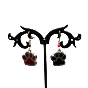 Puppy paw earrings