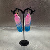 Pink and Blue Fidget Pop Earrings
