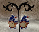 Americana gnome with Ice Cream Earrings