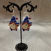 Americana gnome with Ice Cream Earrings