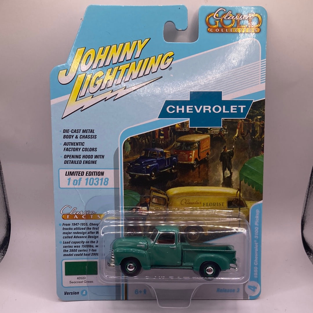 Johnny Lightning 1950 Chevrolet 3100 Pickup Diecast