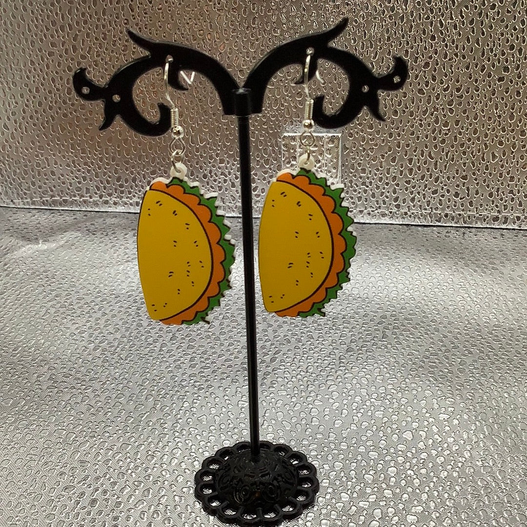 Taco earrings