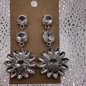 Shiny crystal earrings