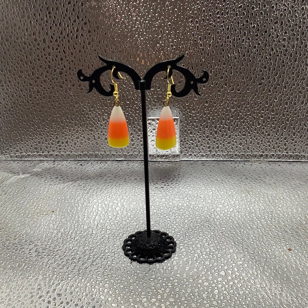 Candy corn earrings