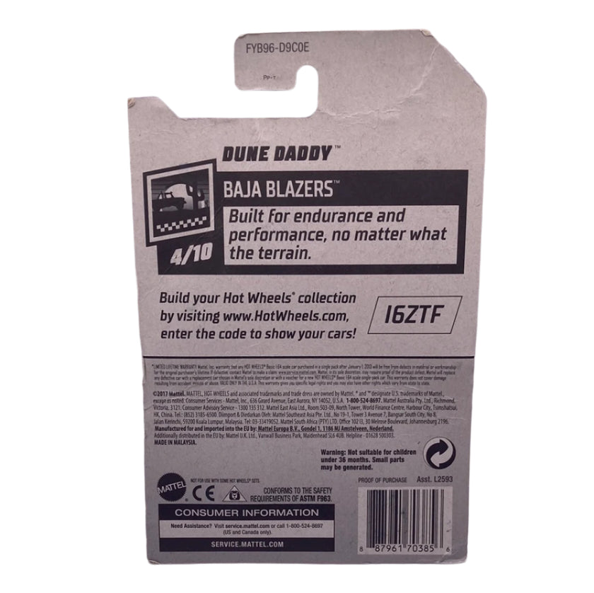 Hot Wheels Dune Daddy Diecast