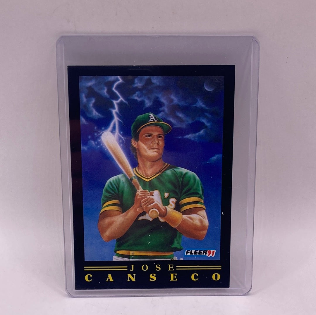 Fleer Jose Canseco Sports Card