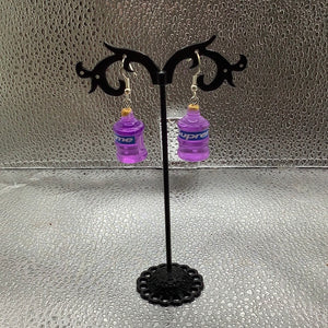 Purple Supreme Jug Earrings