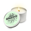 Its the Most Wonderful Time of Year 5.5 oz Soy Blend Travel Candle Tin