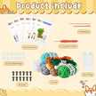 Krrbsr Christmas Gifts Crochet Kit 6PCS DIY Animal Amigurumi Yarn Craft Kit