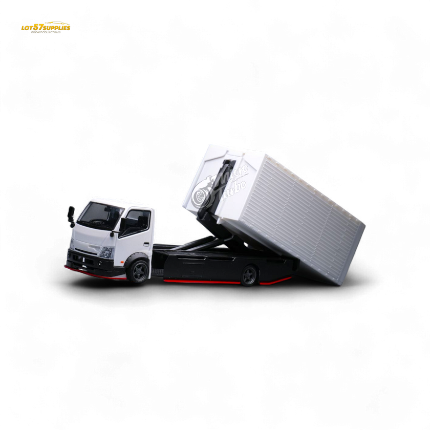 MicroTurbo Hino 300 Custom Wing Truck 1:64 Diecast