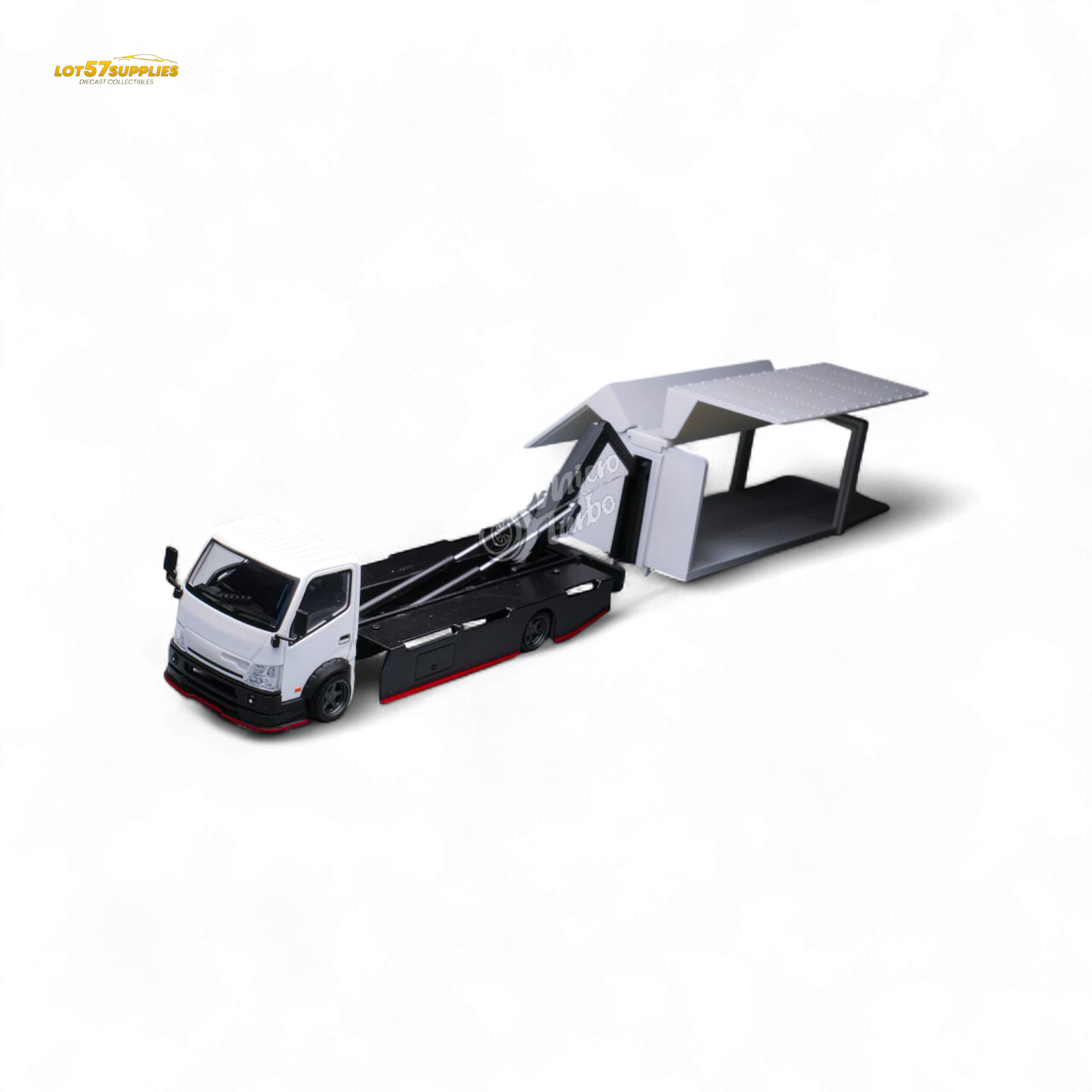MicroTurbo Hino 300 Custom Wing Truck 1:64 Diecast
