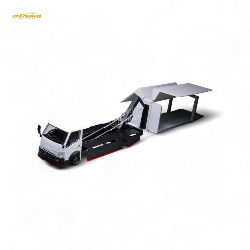 MicroTurbo Hino 300 Custom Wing Truck 1:64 Diecast