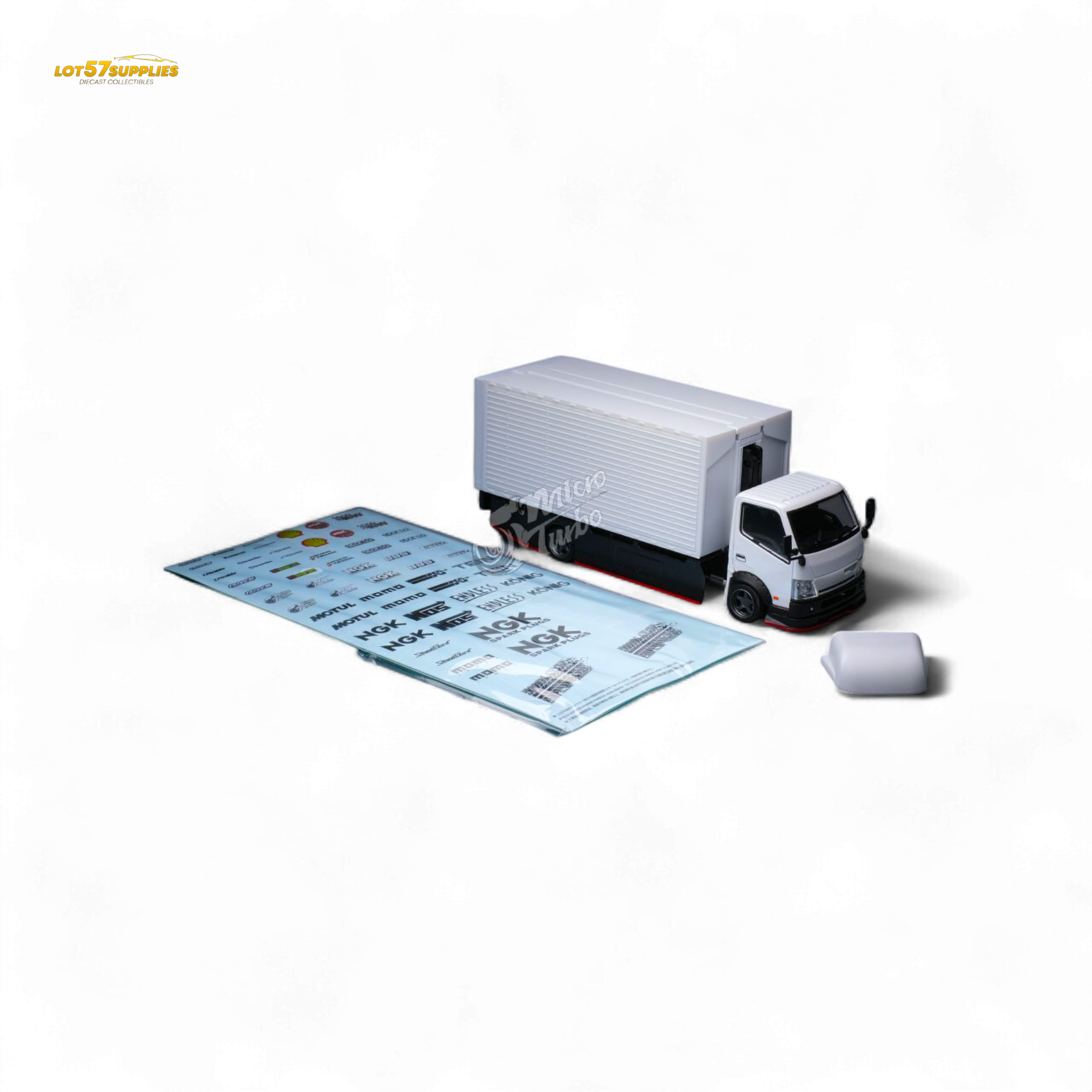 MicroTurbo Hino 300 Custom Wing Truck 1:64 Diecast