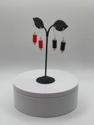 Tiny Colorful Pencil Earrings