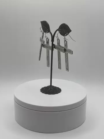 Religious Cross Earrings
