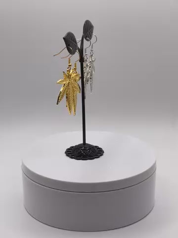 Marijuana Leaf Earrings